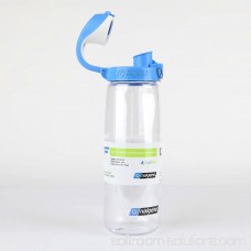 Nalgene Tritan OTF Water Bottle: 24oz, Clear with Blue Cap